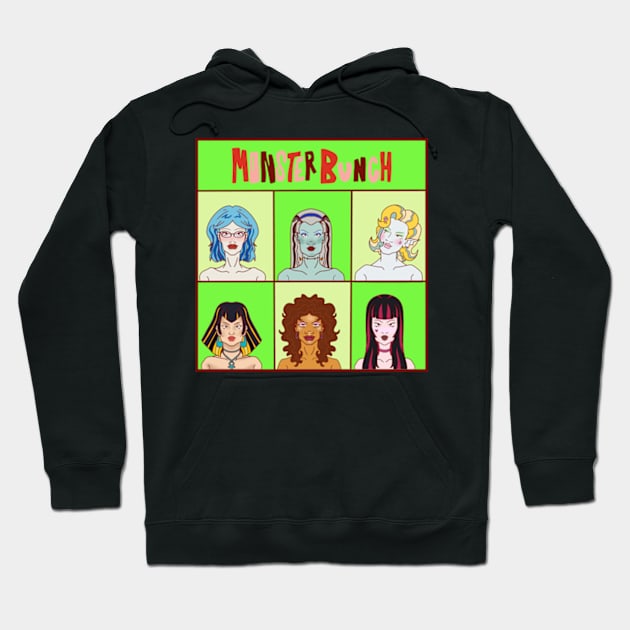 Monster Bunch High Hoodie by politerotica